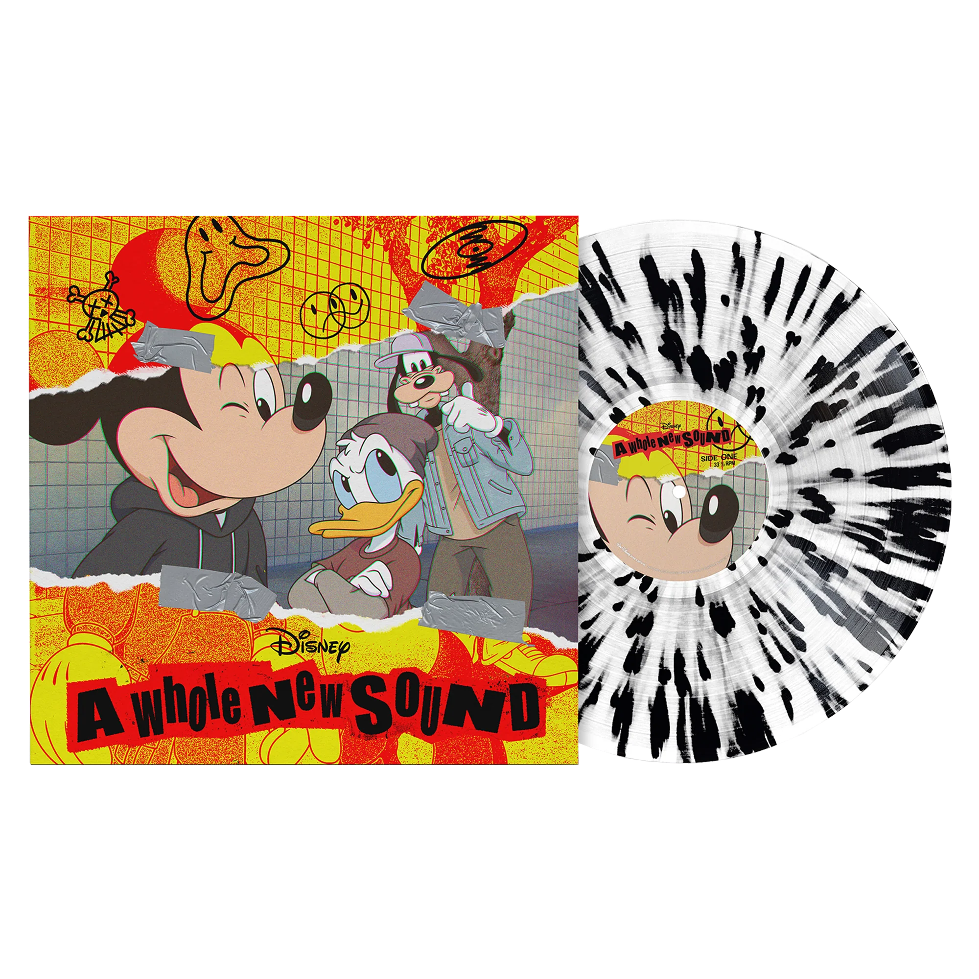 A Whole New Sound: White and Black Splatter Vinyl LP