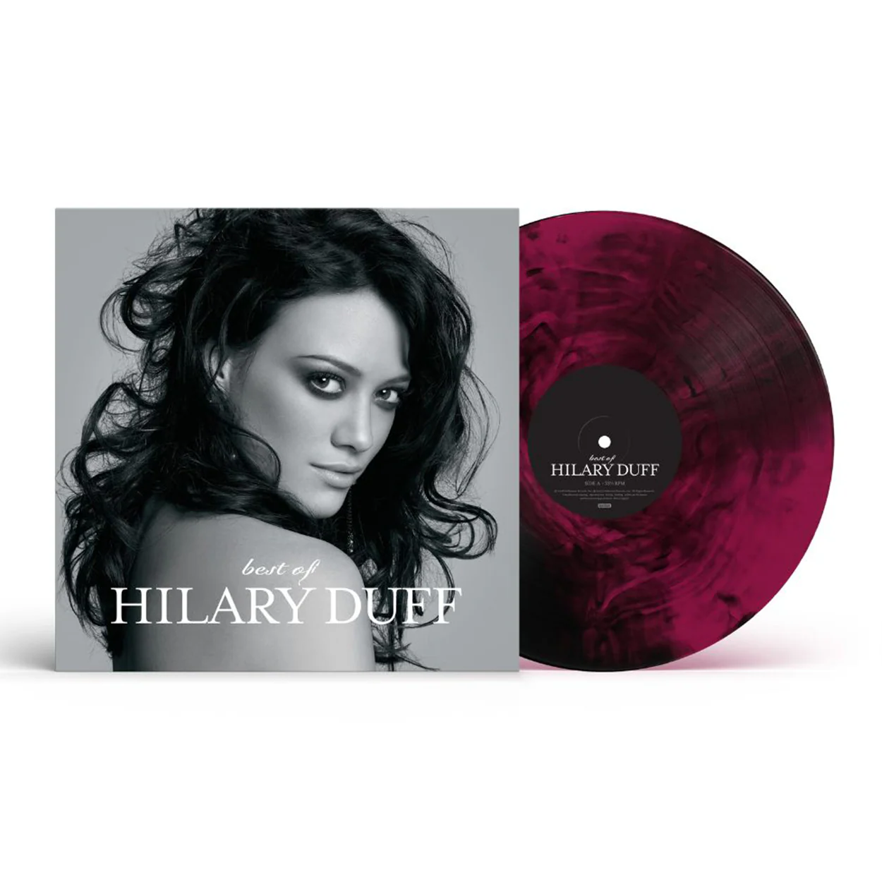 Best Of Hilary Duff: Purple & Black Swirl Vinyl LP