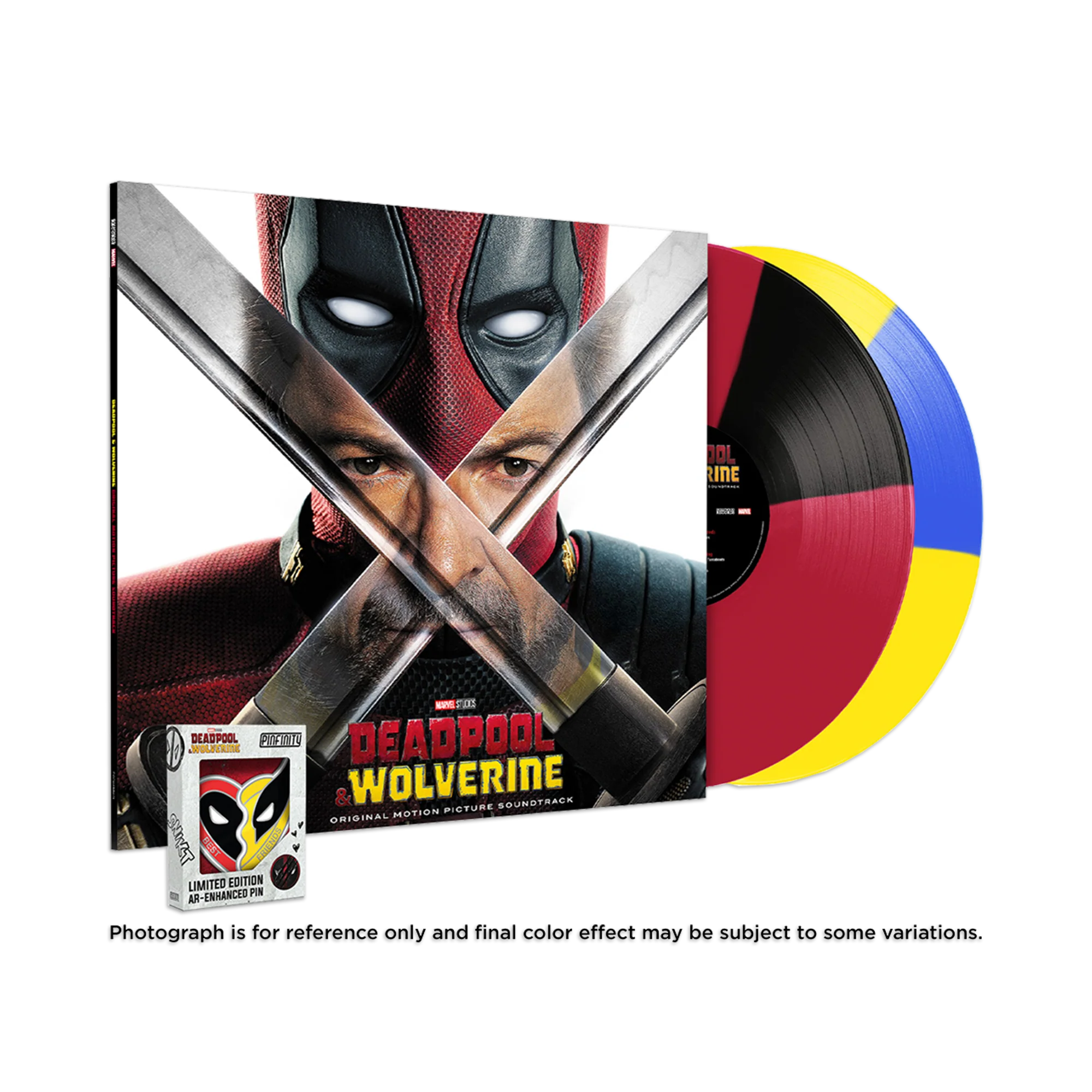 Deadpool & Wolverine (OST): Colour Vinyl 2LP + Pinfinity Badge